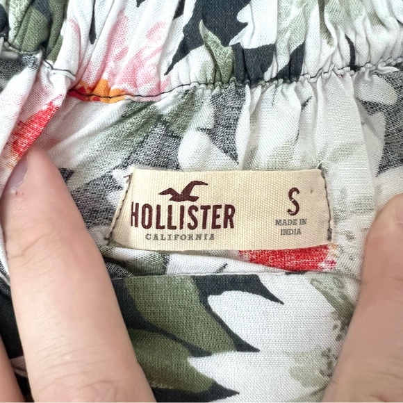 Hollister Floral Skirt Bundle size S Elastic Waist Mini Button Summer 0163 - Picture 11 of 12